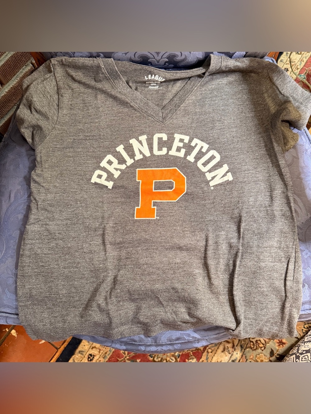 Princeton official women’s small vneck tshirt